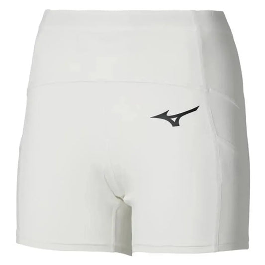 Women's Short Tennis Tight White-Apparel-Mizuno-650019-0000F25-Tennis Express