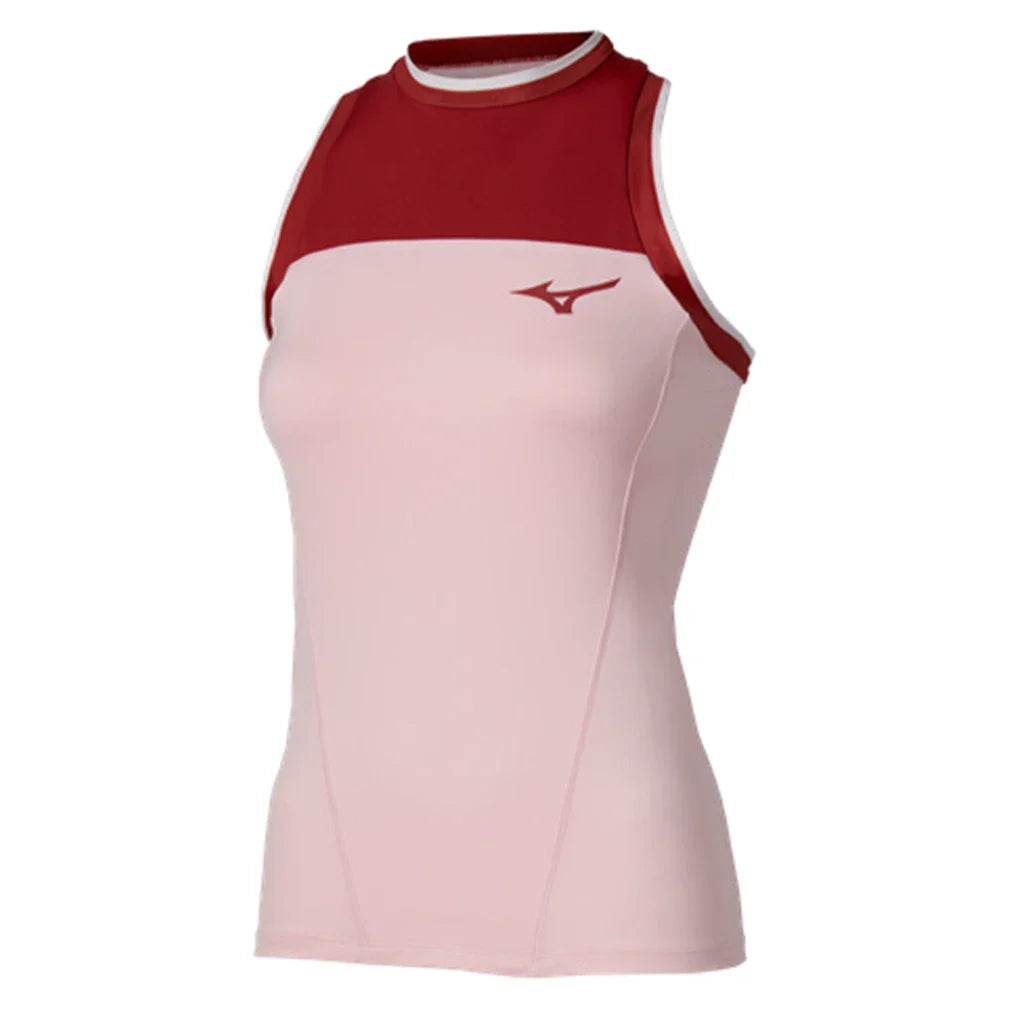 Women's Printed Tennis Tank Pinkesque-Apparel-Mizuno-650029-1616-Tennis Express