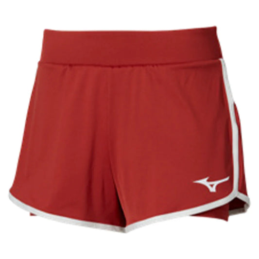 Women's Flex Tennis Shorts Lava Falls-Apparel-Mizuno-650035-1E1E-Tennis Express