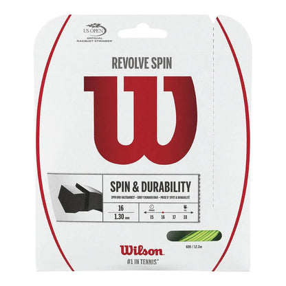 Revolve Spin Tennis String-Strings-Wilson-65316-GREEN-L-Tennis Express