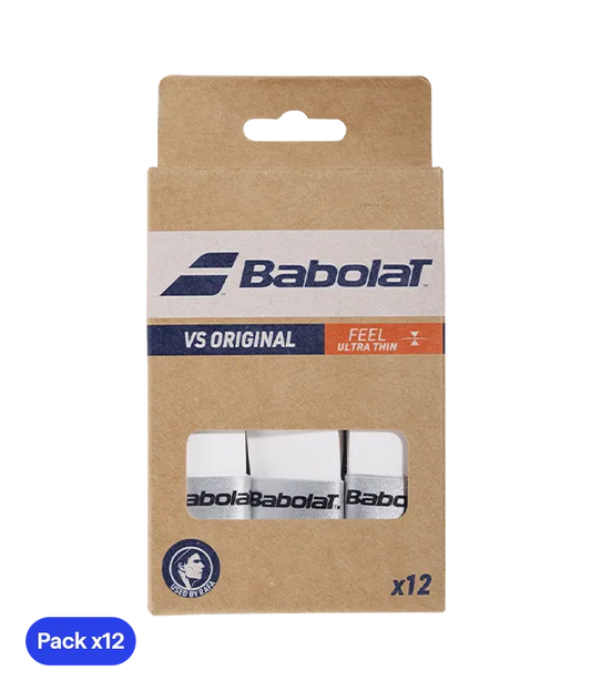 Overgrips Babolat VS Original Liso White (Pack x12)
