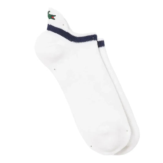Unisex Low-Cut Technical Socks White and Navy Blue