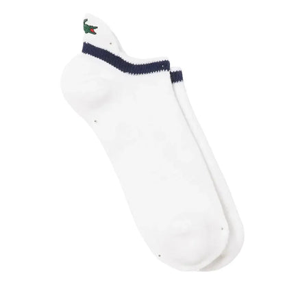 Unisex Low-Cut Technical Socks White and Navy Blue-Socks-Lacoste-669651_29b8339c-1e4c-4e59-b4c5-1b68510fec15-Tennis Express