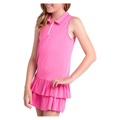 Girls' Match Pleated Polo Tennis Dress