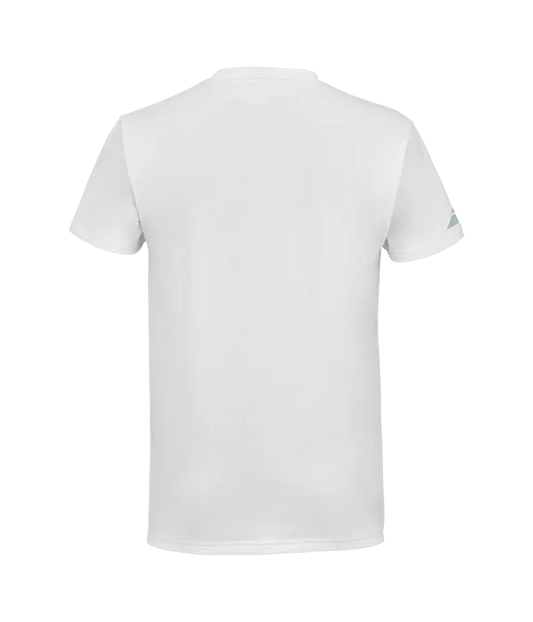 Camiseta Babolat Padel Algodón Tee Blanco