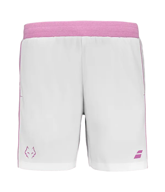 Pantalón Babolat Juan Lebrón Blanco/Rosa 2025