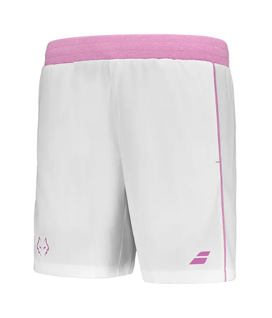 Pantalón Babolat Juan Lebrón Blanco/Rosa 2025