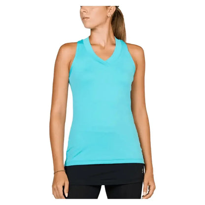 Women's UV Racerback Tennis Tank-Apparel-Sofibella-7001-BB-air-3-Tennis Express