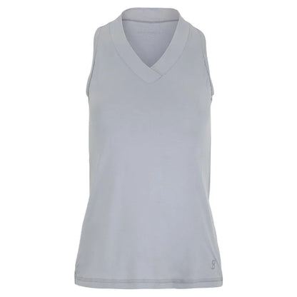 Women's UV Racerback Tennis Tank Stone