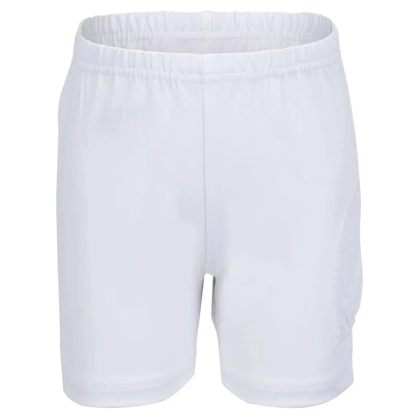 Girls' Tennis Shorty With Ball Pocket White