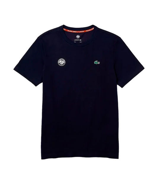 Camiseta Lacoste Roland Garros Azul Marino 2025