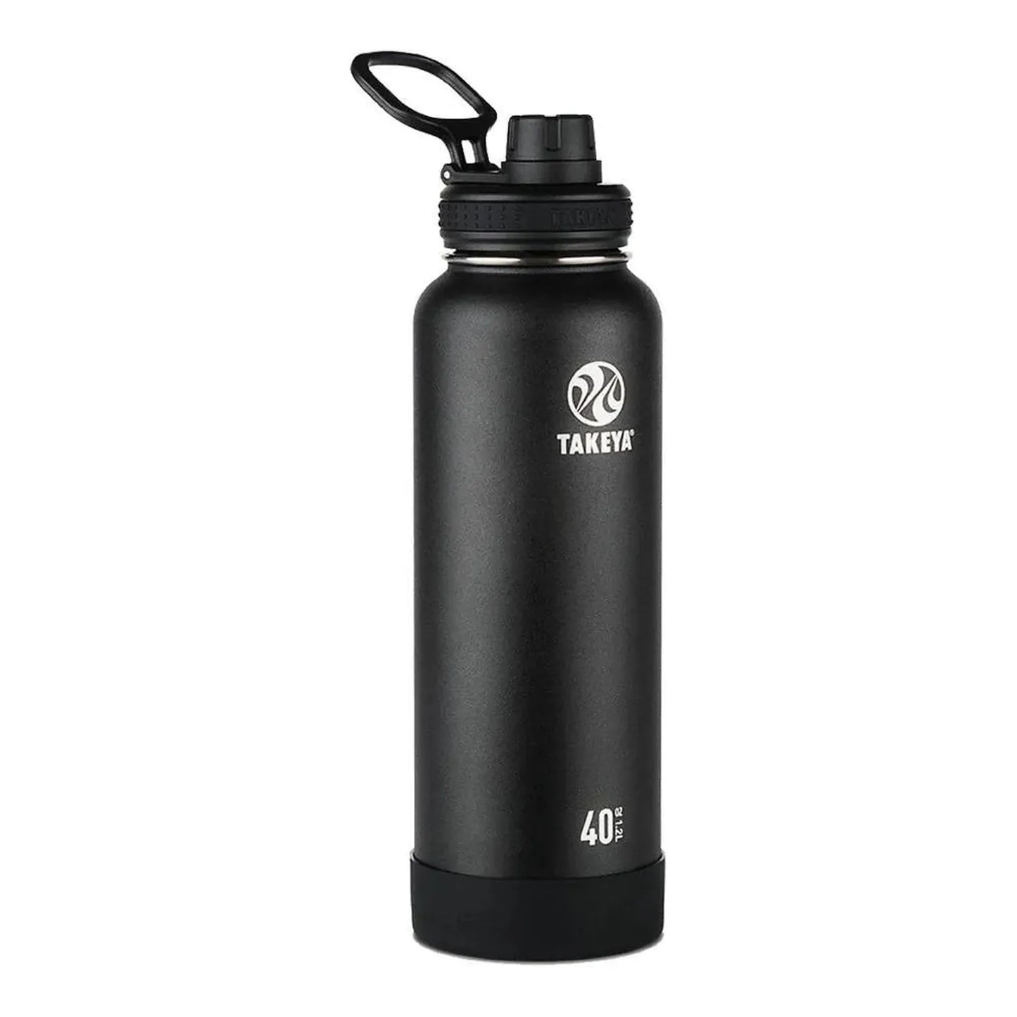 40 oz Actives Insulated Stainless Steel Bottle-Accessories-Takeya-78224-51000_ONYX-L-Tennis Express