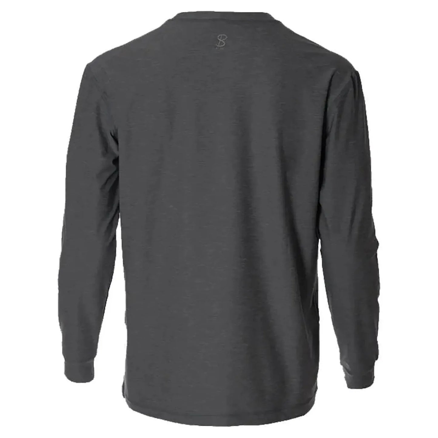 Men's SB Sport Classic Fit Long Sleeve Tennis Crew Grey Melange