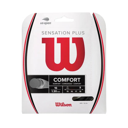 Sensation Plus Tennis String-Strings-Wilson-82708-BLACK-L-Tennis Express