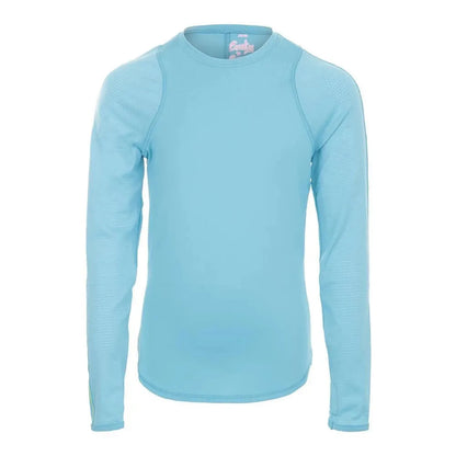 Girls' Long Sleeve Athletic Tennis Crew Ocean-Apparel-Lucky In Love-82811-DEFAULT-L-Tennis Express