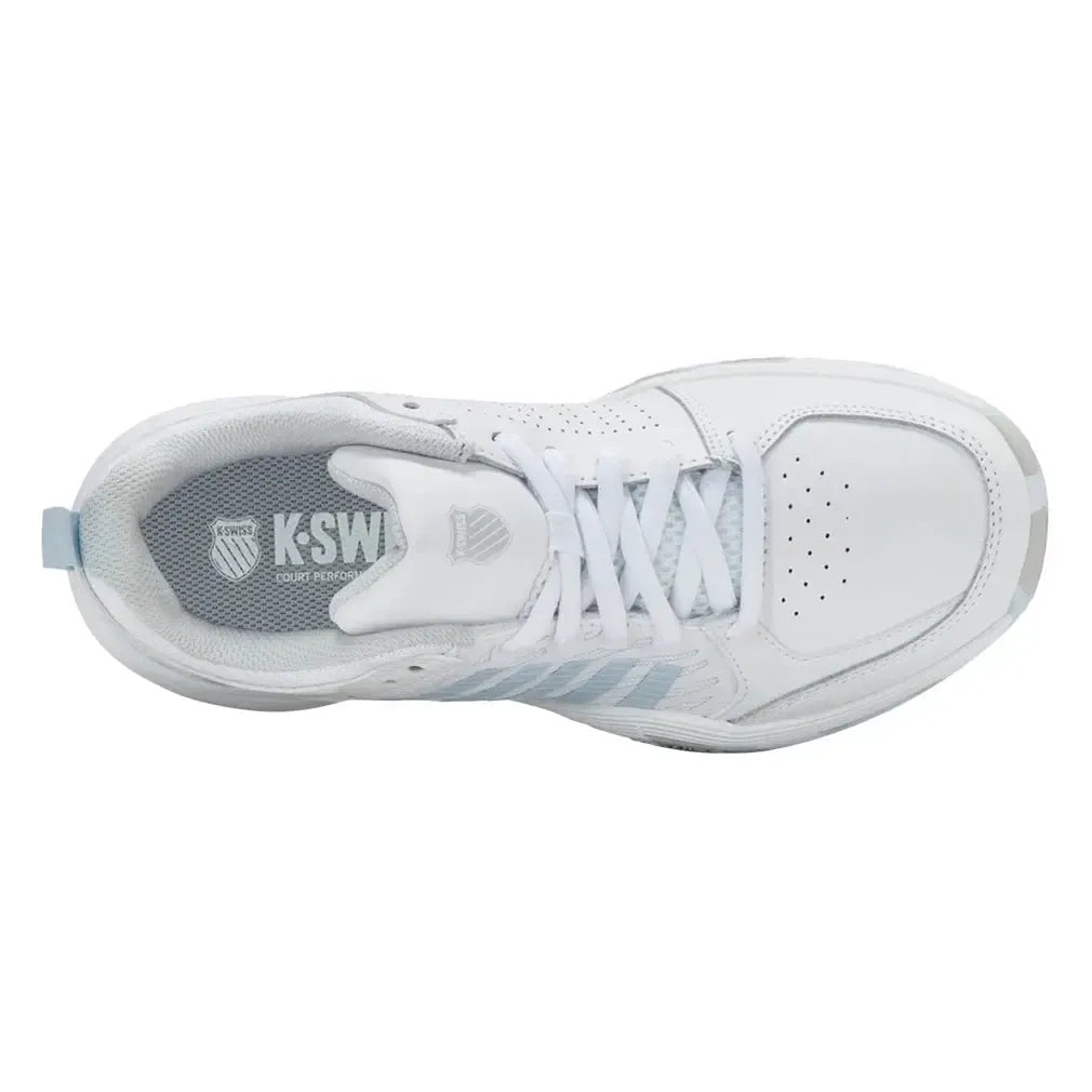Juniors' Court Express 2 Tennis Shoes White and Ballad Blue