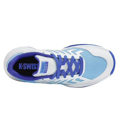 Juniors' Ultrashot Team 2 Tennis Shoes White and Dazzling Blue