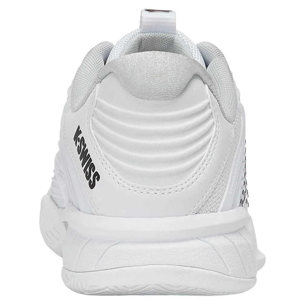 Juniors' Hypercourt Express 3 Tennis Shoes White and Dawn Blue