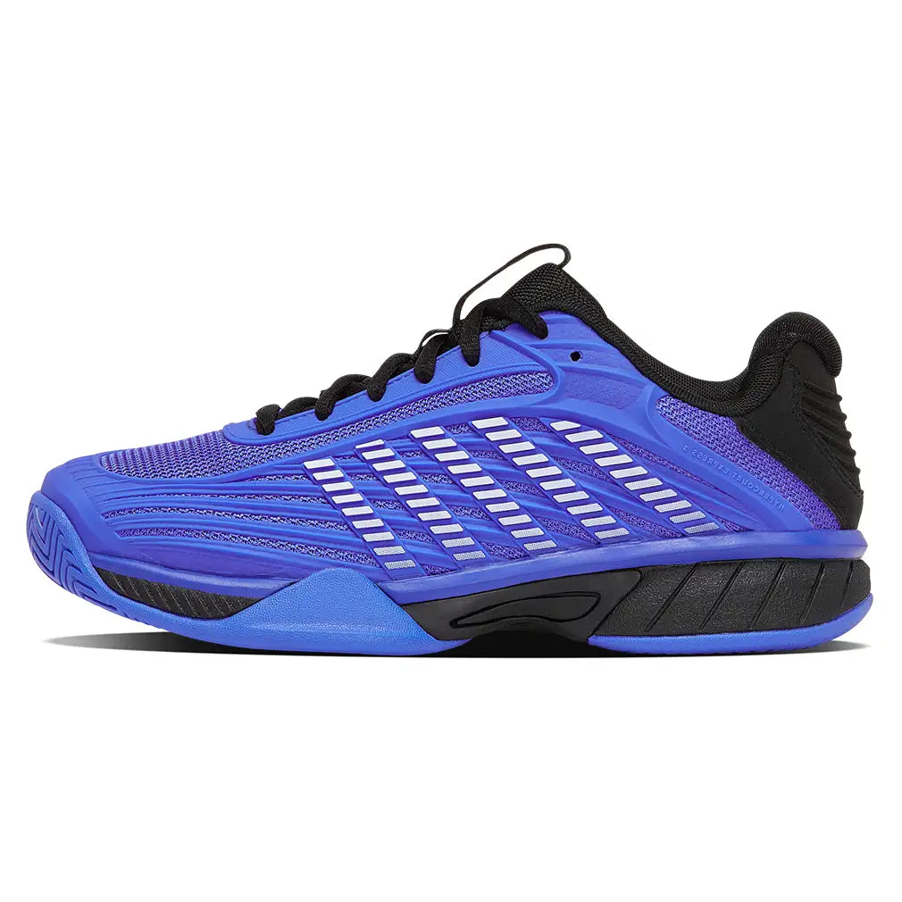 Juniors' Hypercourt Express 3 Tennis Shoes Dazzling Blue and Black