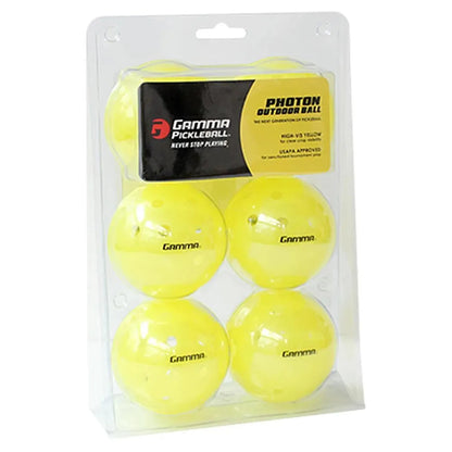Photon Outdoor Pickleball Ball 6 Pack-Balls-Gamma-85292-DEFAULT-L-Tennis Express