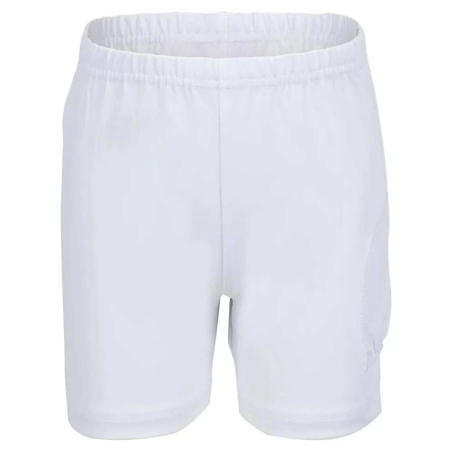 Girls' Tennis Shorty With Ball Pocket White-Apparel-Little Miss Tennis-85383-DEFAULT-L-Tennis Express