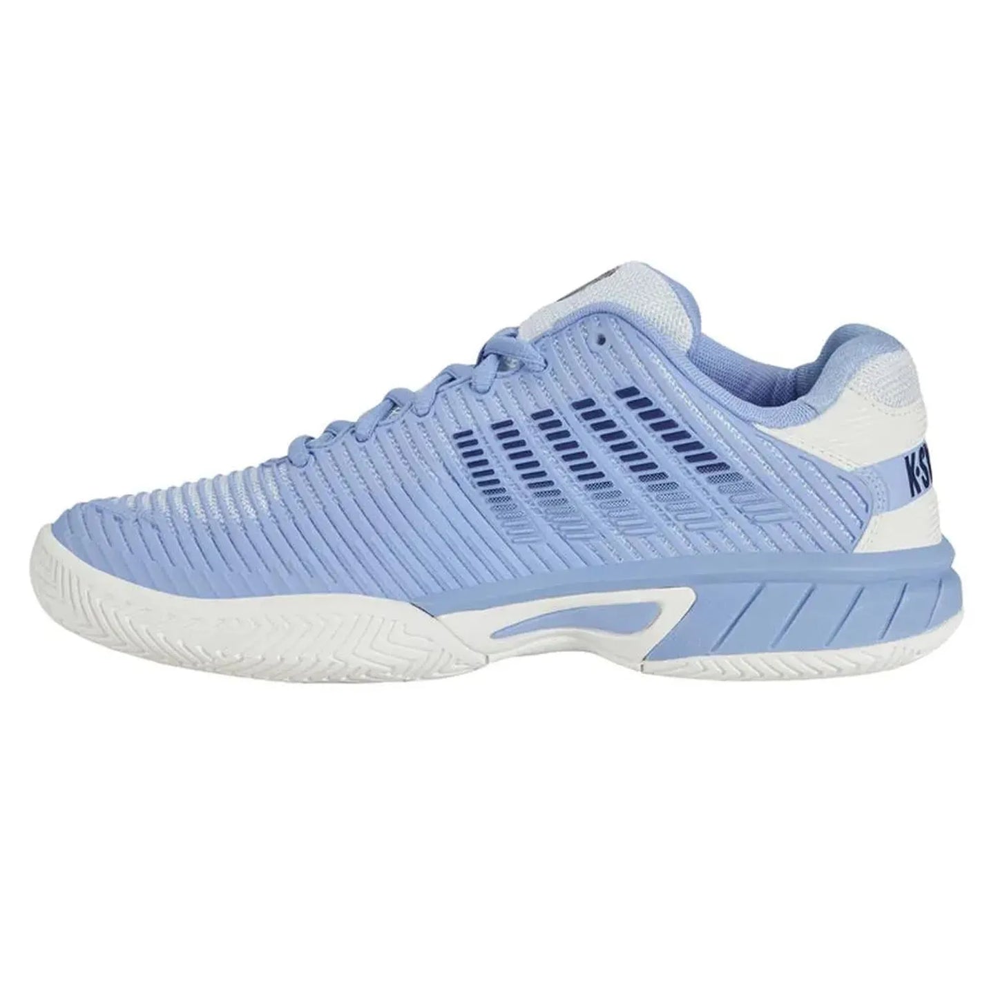 Juniors' Hypercourt Express 2 Tennis Shoes Bright White and Open Air