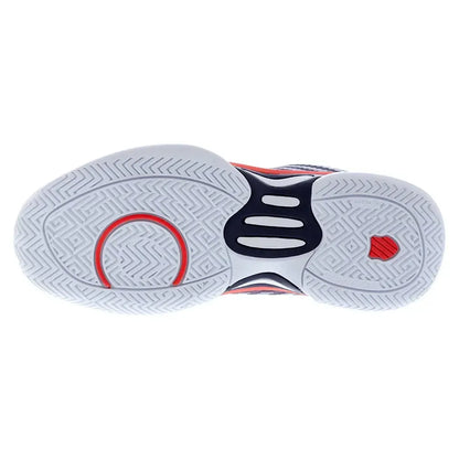 Juniors' Hypercourt Express 2 Tennis Shoes Purple Plumeria and White