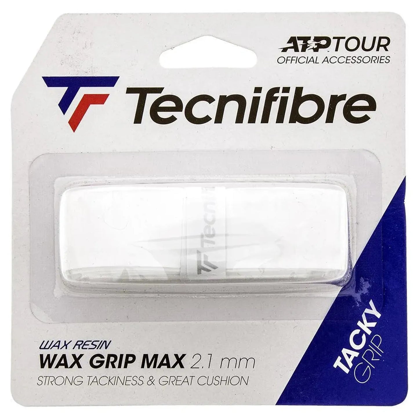 Wax Grip Max Replacement Tennis Grip-Accessories-Tecnifibre-87060-WHITE-L-Tennis Express
