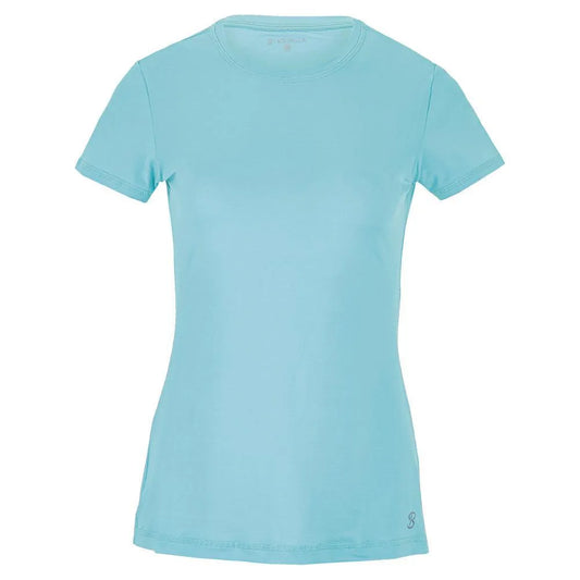 Women's UV Short Sleeve Tennis Top-Apparel-Sofibella-90580-AIR-L-Tennis Express