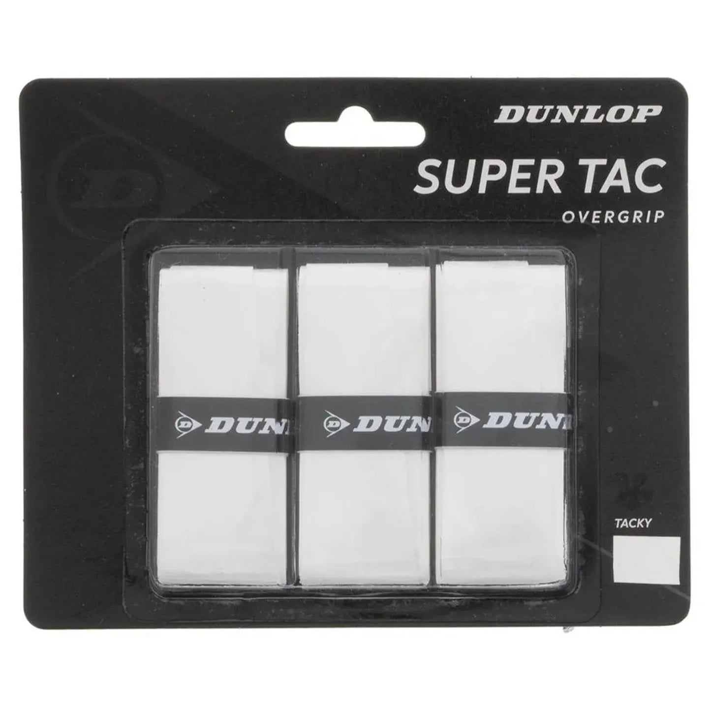 Super Tac Tennis Overgrip 3 Pack White-Accessories-Dunlop-91231-DEFAULT-L-Tennis Express