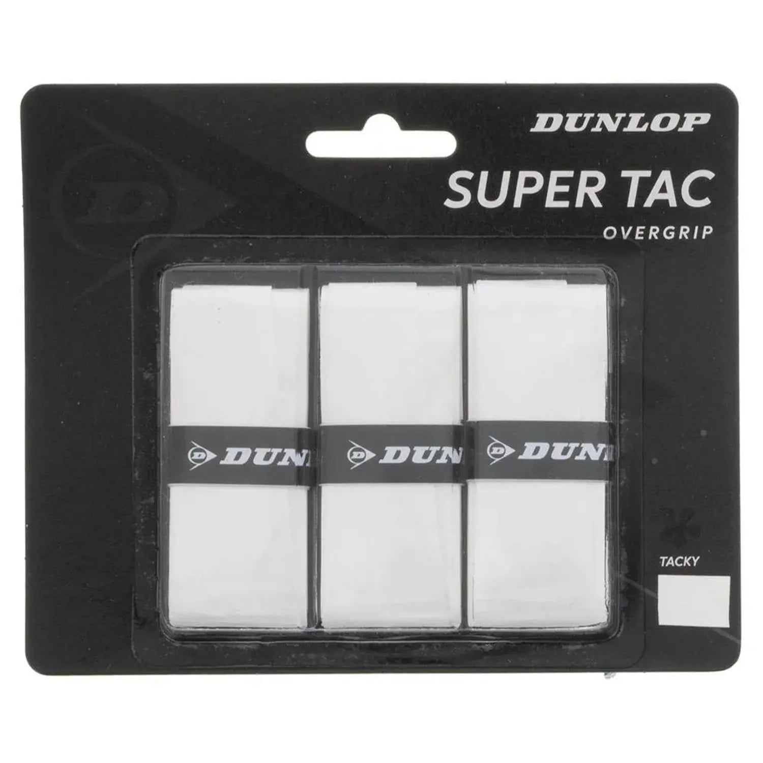 Super Tac Tennis Overgrip 3 Pack White-Accessories-Dunlop-91231-DEFAULT-L-Tennis Express