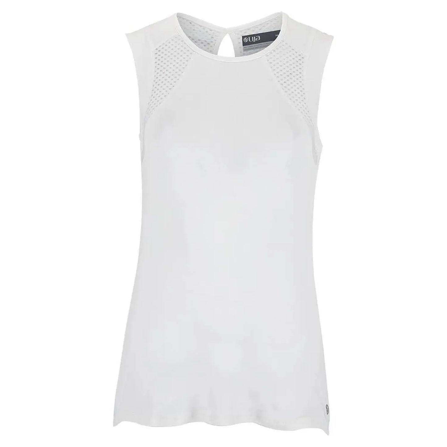 Women's Power Tennis Tank-Apparel-Lija-91295-WHITE-L_9d714882-abe6-41a6-a78c-0659bb942d01-Tennis Express
