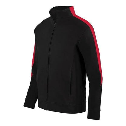 Youth Medalist Jacket 2.0-Apparel-Augusta-92370-424_BKRED-L-Tennis Express