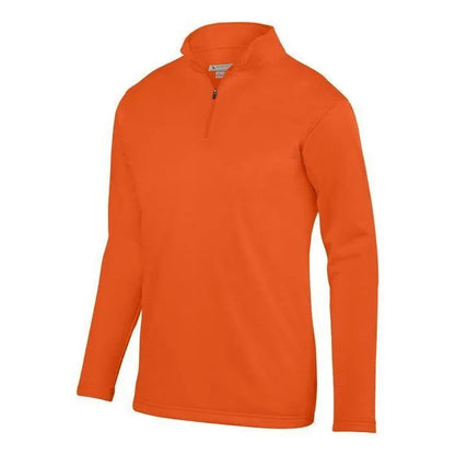 Youth Wicking Fleece Pullover-Apparel-Augusta-92384-029_ORANGE-L-Tennis Express