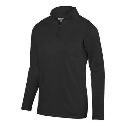 Youth Wicking Fleece Pullover-Apparel-Augusta-92384-080_BLACK-L-Tennis Express