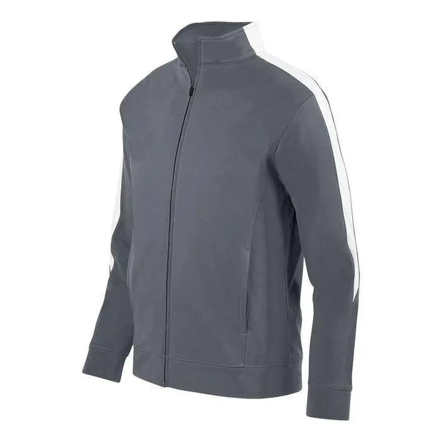Men's Medalist Jacket 2.0-Apparel-Augusta-92412-R04_GRAPHITEWHITE-L-Tennis Express