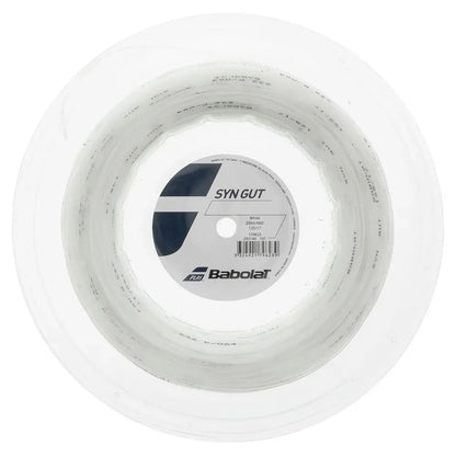 Syn Gut Tennis String Reel-Strings-Babolat-92956-WHITE-L-Tennis Express