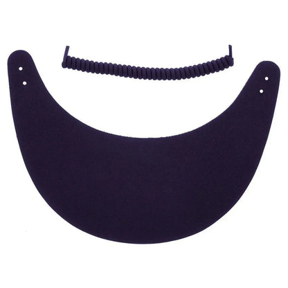Foam Tennis Visor with Coil-Apparel-Clarke-93452-NAVY-L-Tennis Express