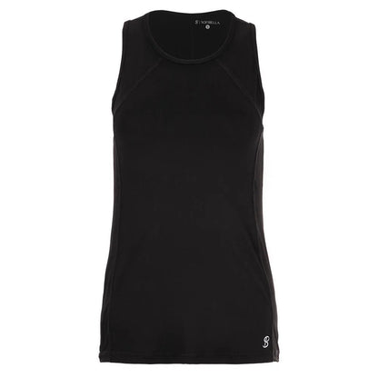 Women's UV Tennis Tank-Apparel-Sofibella-94199-BLACK-L-Tennis Express