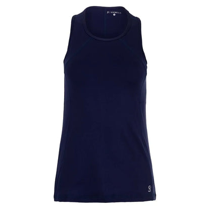 Women's UV Tennis Tank-Apparel-Sofibella-94199-NAVY-L-Tennis Express