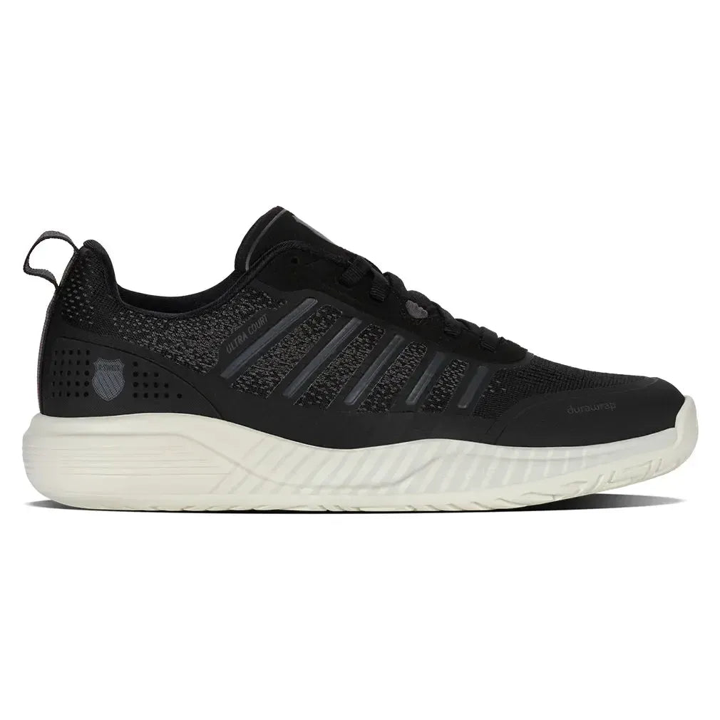 Women's Ultra Court Pickleball Shoes Black and Snow White