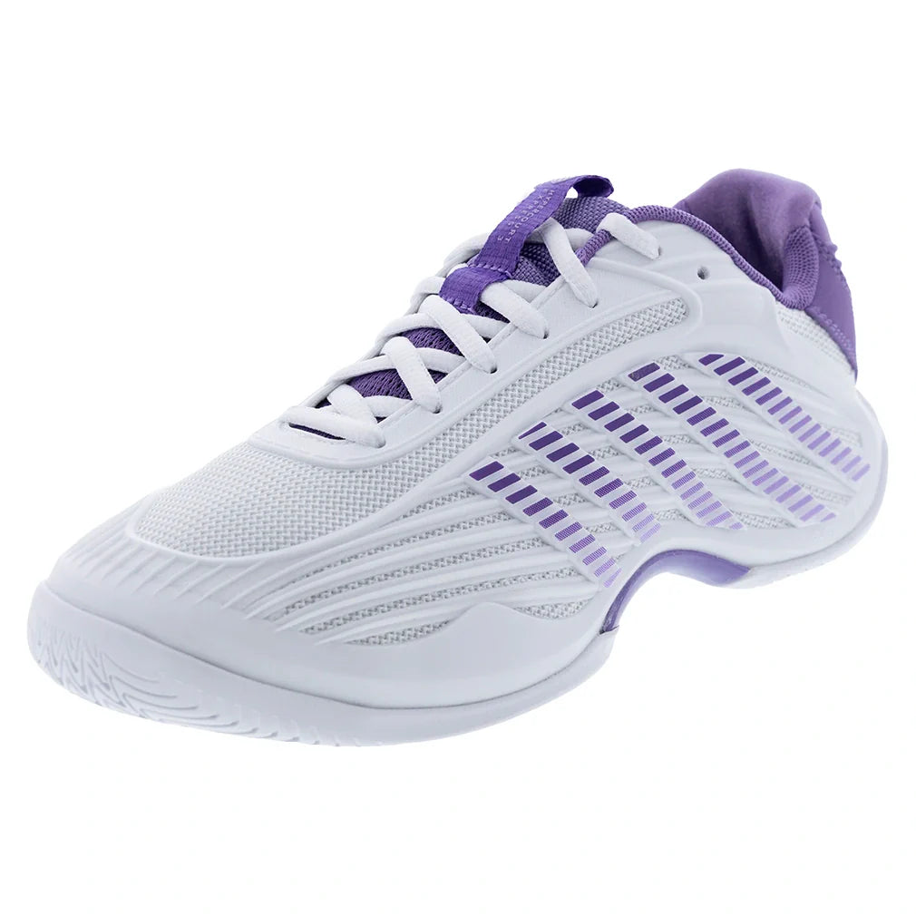 Women's Hypercourt Express 3 Tennis Shoes White and Purple Haze-Footwear-K-Swiss-94603-160S26copy-Tennis Express