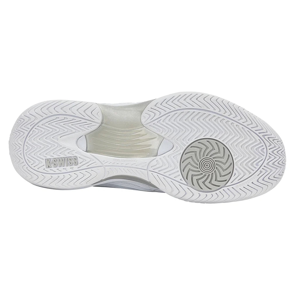 Women's Hypercourt Express 3 Tennis Shoes White and Dawn Blue