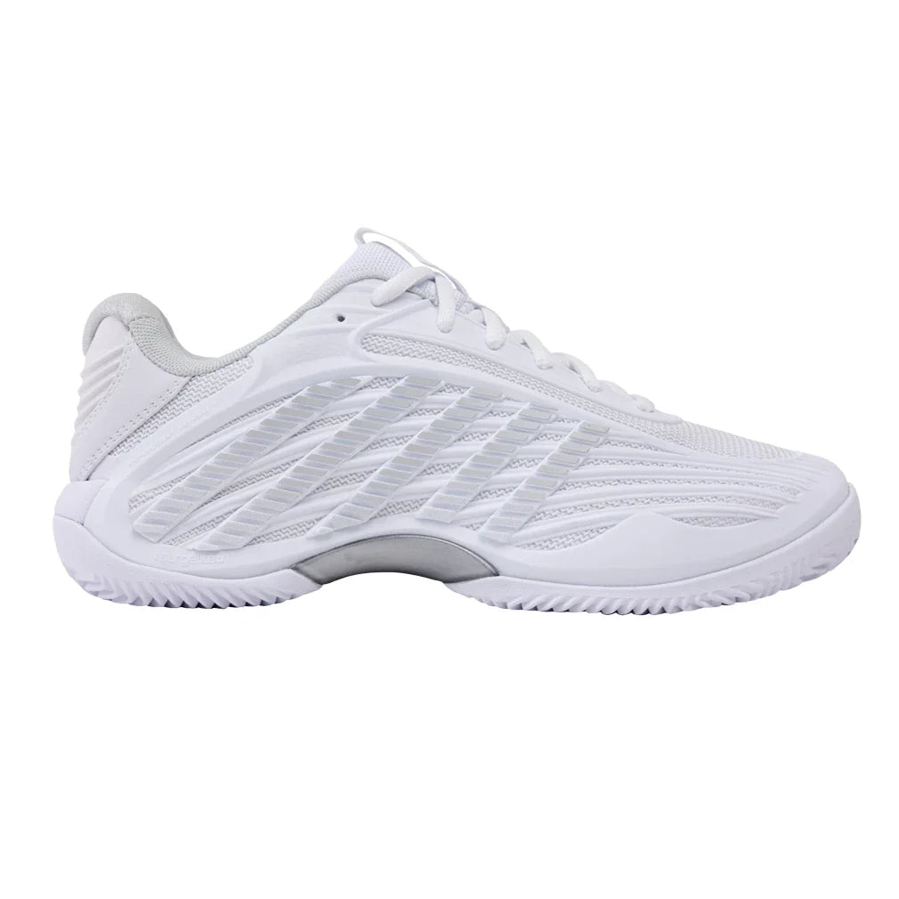 Women's Hypercourt Express 3 Clay Tennis Shoes White and Dawn Blue