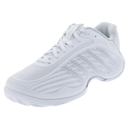 Women's Hypercourt Express 3 Clay Tennis Shoes White and Dawn Blue