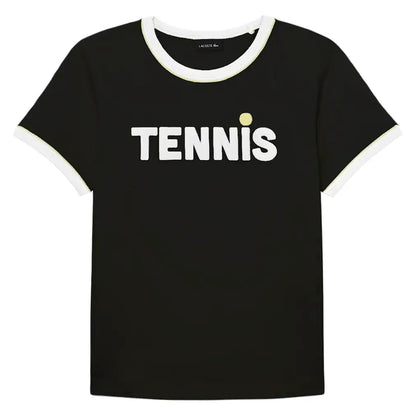 Boys' Tennis Ringer Tee-Apparel-Lacoste-947633-UJA-1-Tennis Express