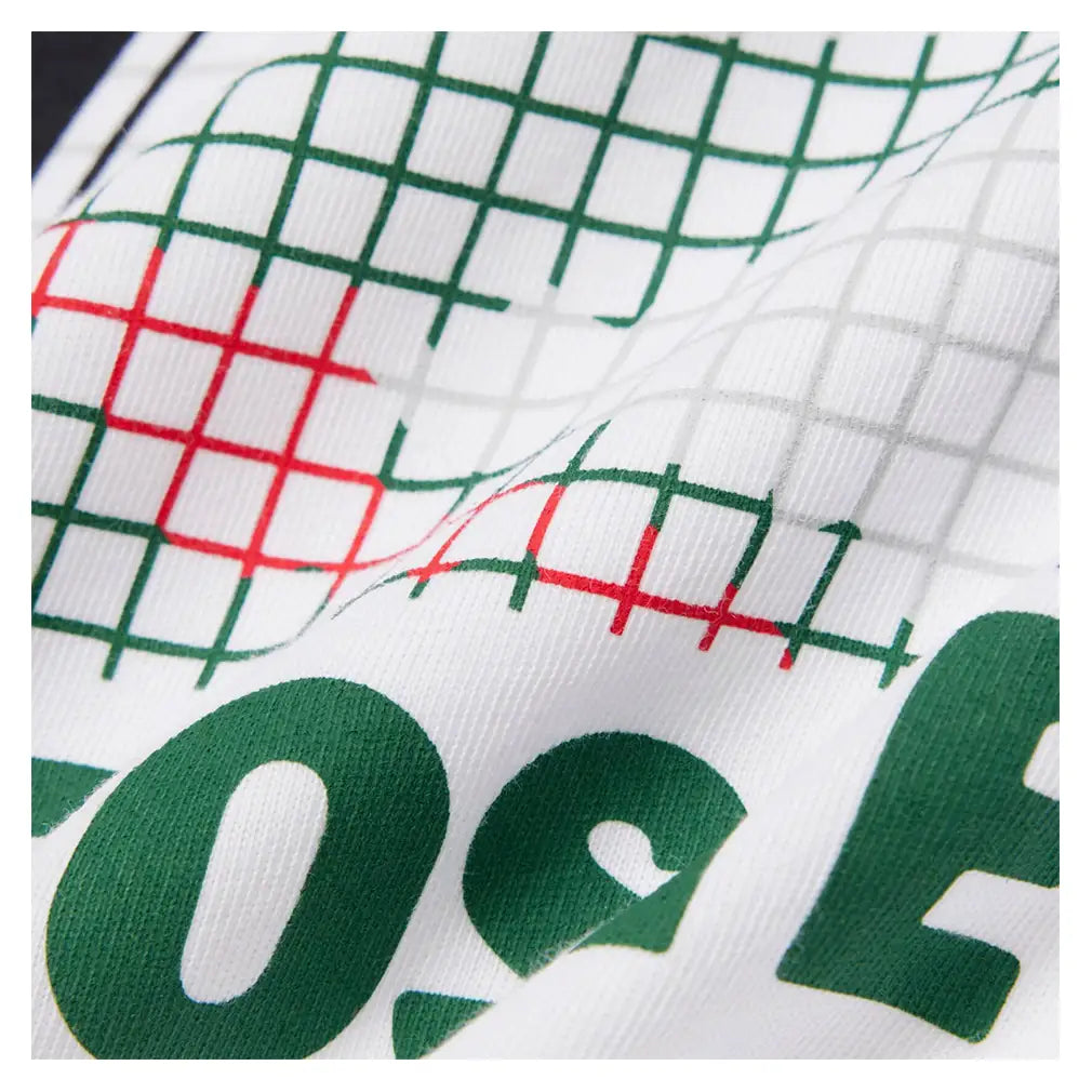 Boys' Medvedev Tennis Racquet Tee White