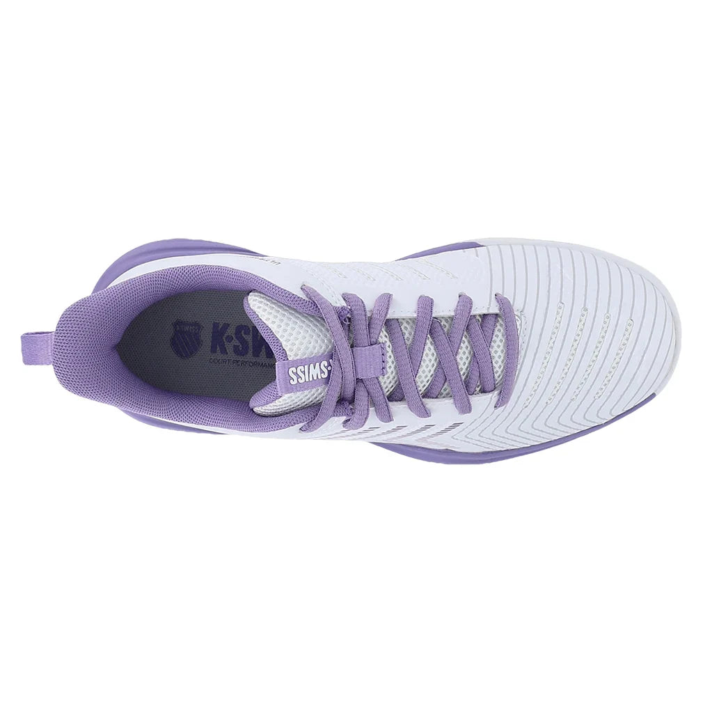 Women's Ultrashot Light Tennis Shoes White and Purple Haze
