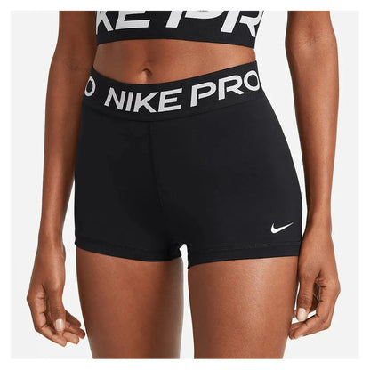 Women's Pro 3" Training Shorts-Apparel-Nike-95123-010_BLACKWT-L-Tennis Express