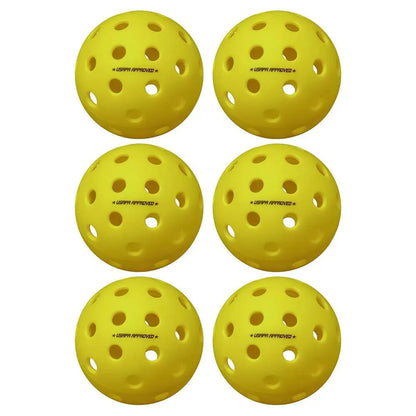 Pure 2 Outdoor Pickleballs Yellow 6-Pack-Balls-Onix-95192-DEFAULT-L-Tennis Express